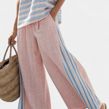 Cecília | Conjunto De Linho De Bambu Daisy Rosa Confortável - Ines Braga