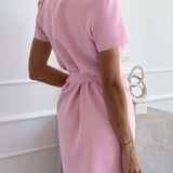 Cecília – Vestido com Modelagem Slim e Detalhes Sofisticados - Ines Braga