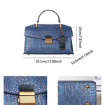 Celeste | Mala Tote Estampa Cobra Relevo Couro Vegano - Ines Braga