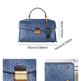 Celeste | Mala Tote Estampa Cobra Relevo Couro Vegano - Ines Braga