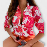 Clara - Blusa com Gola Clássica - Ines Braga