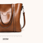 Clara | Bolsa de Ombro em Couro Macio Versátil Elegante - Ines Braga