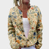 Cláudia - Cardigan Floral de Outono