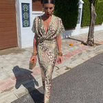 Constança | Vestido Floral com Plissado e Decote V - Ines Braga