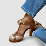 Criselmara™ | Sandálias de salto alto elegantes e confortáveis - Ines Braga