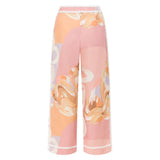 Diana| Calça de cintura alta com estampa artística - Ines Braga