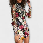 Dolores - Vestido com estampado de flores - Ines Braga