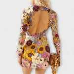 Dolores - Vestido com estampado de flores - Ines Braga