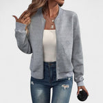 Dora – Casaco bomber estruturado com fecho - Ines Braga