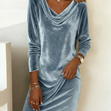 Luana™ | Vestido de veludo