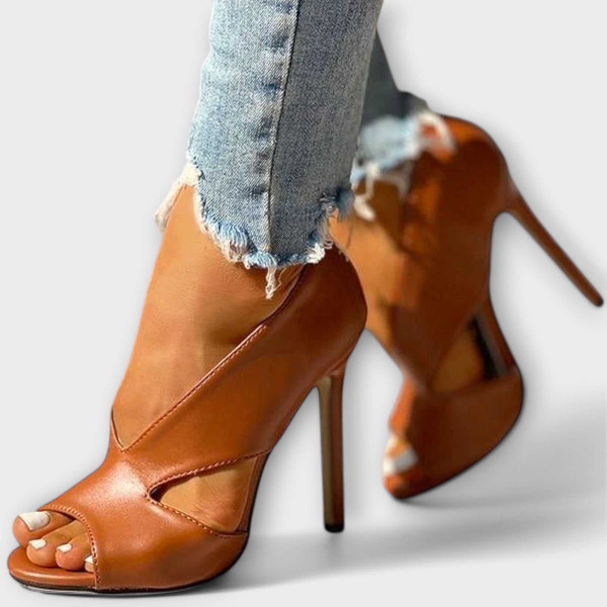 Efigenia - Sandálias ortopédicas de moda com saltos elegantes - Ines Braga