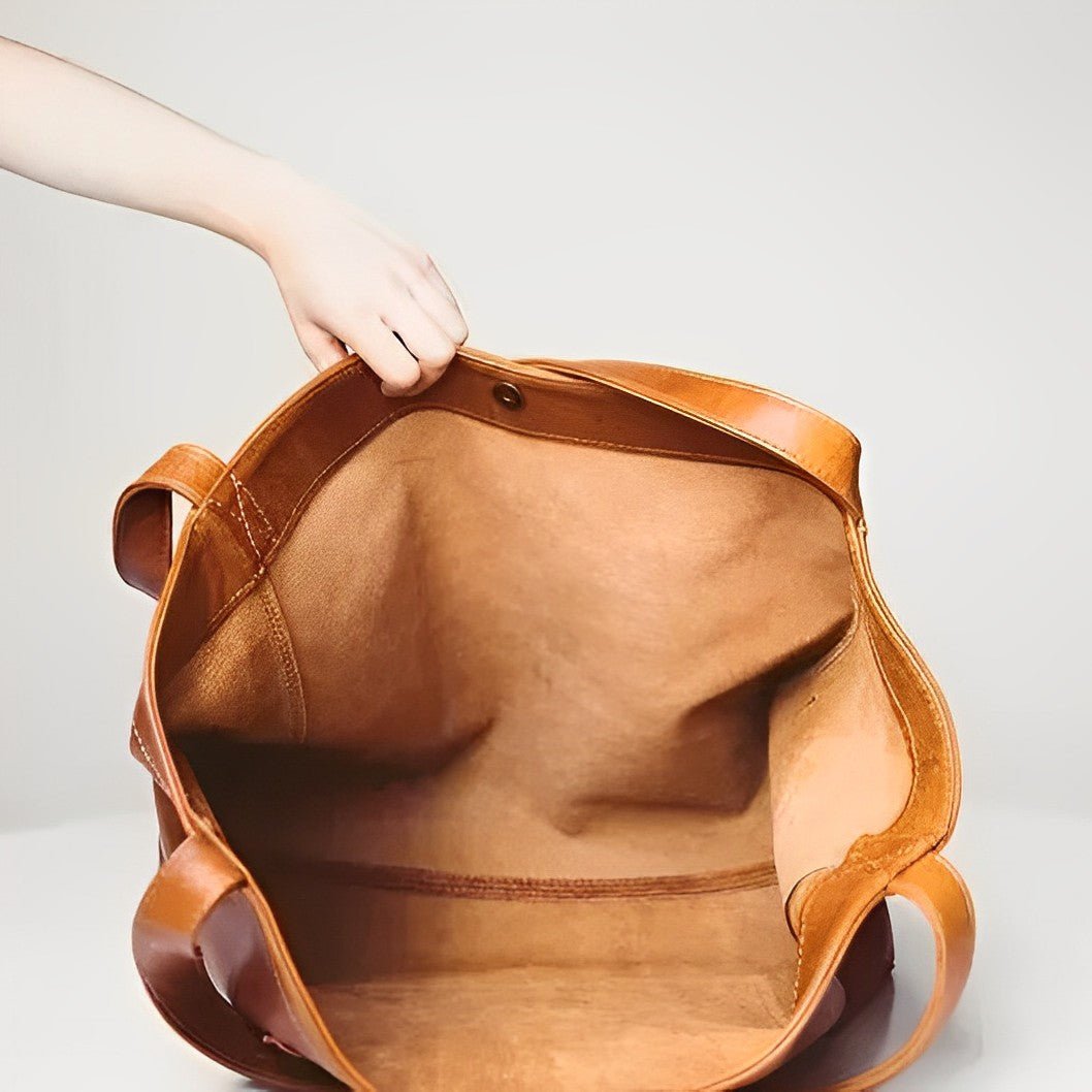 Elara | Bolsa Retrô Em Couro Genuíno Elegante E Prática - Ines Braga