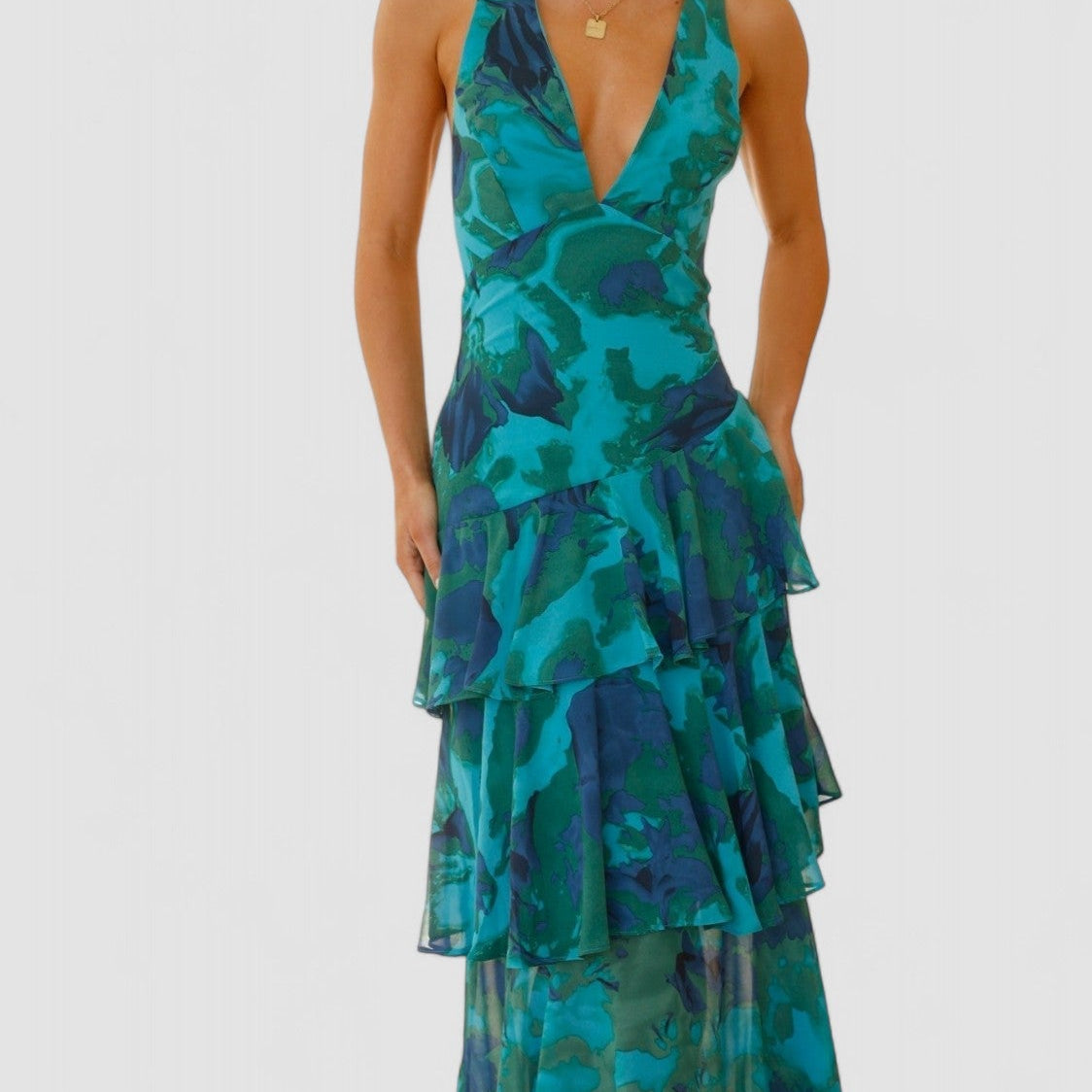 Elie | Vestido Maxi Elegante Para Um Estilo De Verão Descontraído - Ines Braga