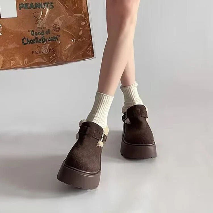 Elisa |Botas com plataforma elegante para o inverno com um toque moderno - Ines Braga