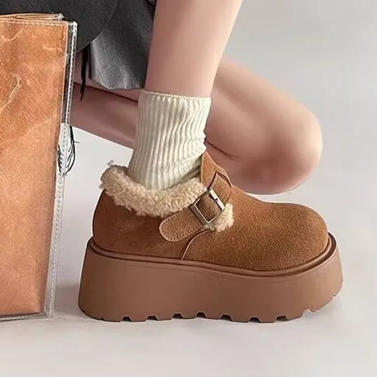 Elisa |Botas com plataforma elegante para o inverno com um toque moderno - Ines Braga