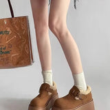 Elisa |Botas com plataforma elegante para o inverno com um toque moderno - Ines Braga