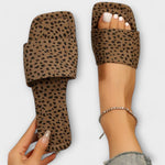 Elisabete - Mocassins rasos com estampado de leopardo - Ines Braga