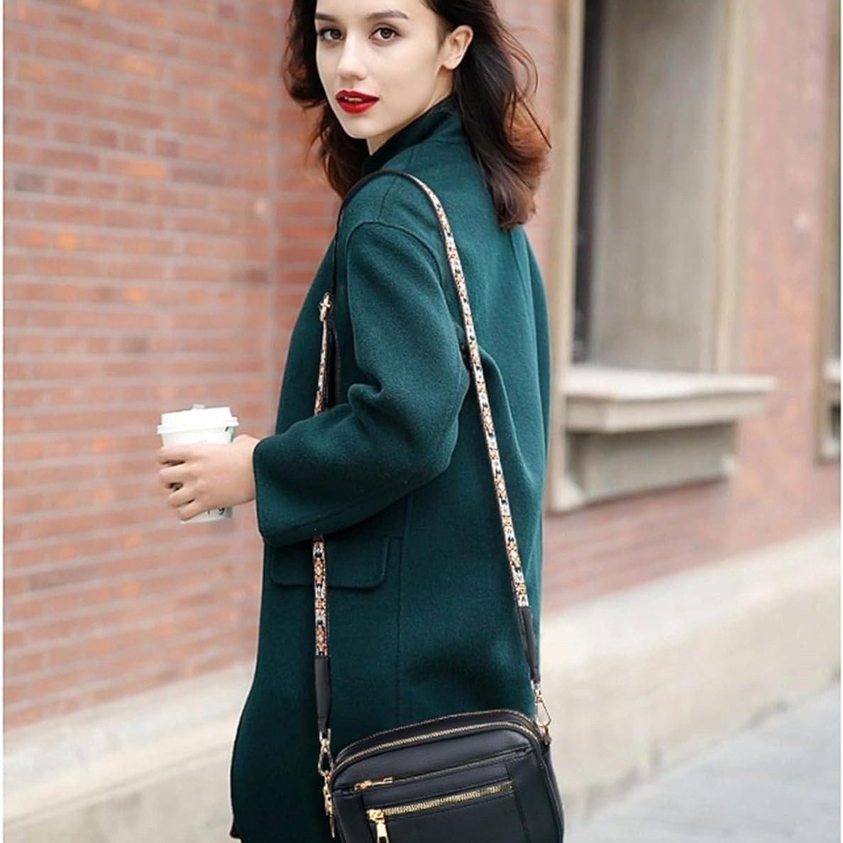 Ella | Bolsa de Ombro em Couro Sintético Refinado com Estilo - Ines Braga