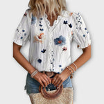 Emily - Blusa com decote em V - Ines Braga