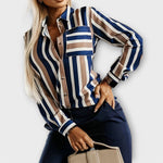 Emy - Blusa casual às riscas - Ines Braga