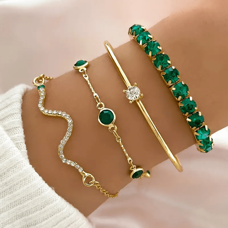 Esmerald | Pulseiras Vintage Verdes - Ines Braga