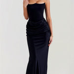 Esmeralda | Fiorella Vestido comprido com corpete - Ines Braga