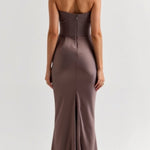 Esmeralda | Fiorella Vestido comprido com corpete - Ines Braga