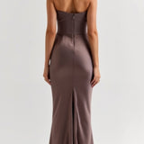 Esmeralda | Fiorella Vestido comprido com corpete - Ines Braga