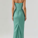 Esmeralda | Fiorella Vestido comprido com corpete - Ines Braga