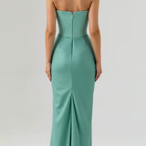 Esmeralda | Fiorella Vestido comprido com corpete - Ines Braga