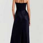 Esmeralda | Fiorella Vestido comprido com corpete - Ines Braga