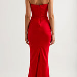 Esmeralda | Fiorella Vestido comprido com corpete - Ines Braga