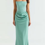 Esmeralda | Fiorella Vestido comprido com corpete - Ines Braga