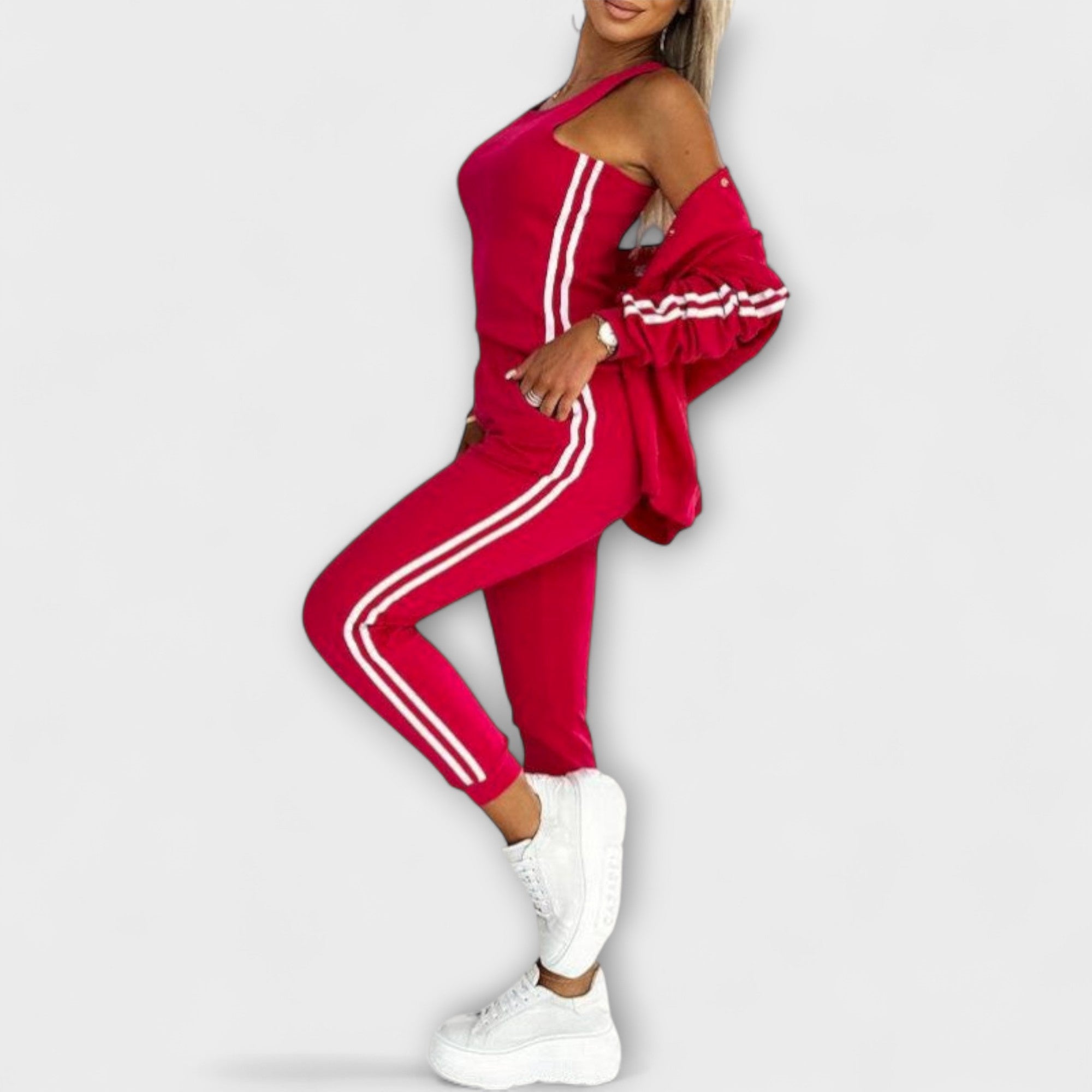 Eulalia - Conjunto de casaco, colete e calças - Ines Braga