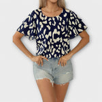 Evelyn - Blusa casual com decote redondo - Ines Braga