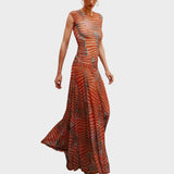 Fabiana - Body Elegante com Saia Comprida - Ines Braga