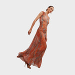 Fabiana - Body Elegante com Saia Comprida - Ines Braga