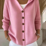 Felicia | Cardigan moderno com capuz - Ines Braga