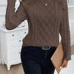 Francisca | Camisola de Malha com Botões - Ines Braga