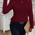 Francisca | Camisola de Malha com Botões - Ines Braga