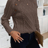 Francisca | Camisola de Malha com Botões - Ines Braga