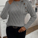 Francisca | Camisola de Malha com Botões - Ines Braga