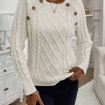 Francisca | Camisola de Malha com Botões - Ines Braga