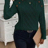 Francisca | Camisola de Malha com Botões - Ines Braga