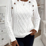 Francisca | Camisola de Malha com Botões - Ines Braga