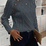 Francisca | Camisola de Malha com Botões - Ines Braga