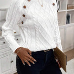 Francisca | Camisola de Malha com Botões - Ines Braga