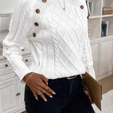 Francisca | Camisola de Malha com Botões - Ines Braga