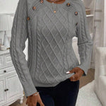 Francisca | Camisola de Malha com Botões - Ines Braga