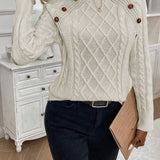 Francisca | Camisola de Malha com Botões - Ines Braga